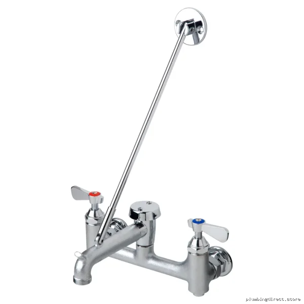 Symmetrix S-2490 Symmons Wall Mount Service Sink Faucet - Durable Chrome Finish