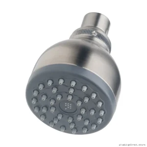 Symmons Satin Nickel 1-Function Shower Head for Efficient Water Flow