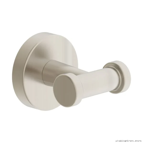 Symmons 353DRH-STN Satin Nickel Double Robe Hook for Bathroom Elegance - Image 2