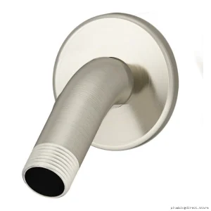 Symmons Satin Nickel Shower Arm with Flange 300S-STN