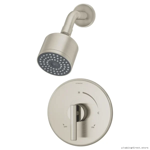 Symmons Satin Nickel Shower Faucet - Pressure Balance, 3501-CYL-B-STN Model