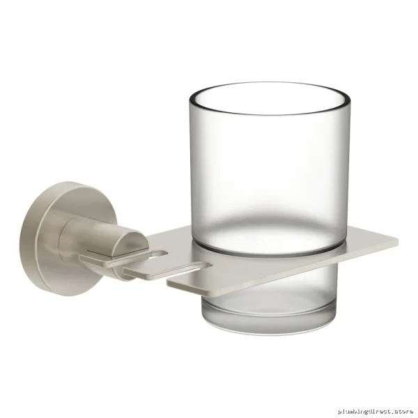 Symmons 353TH-STN Satin Nickel Toothbrush Holder - Stylish Bathroom Storage - Image 2