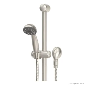 Symmons Hand Shower with Slide Bar - Complete Kit, Sleek Satin Nickel Finish H321-V-STN