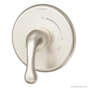 Symmons Satin Nickel Unity Valve Trim - 6600-TRM-STN