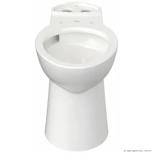 Yorkville Tall Elongated Toilet Bowl - White, Lower Seat Design | American Standard 3359A101.020