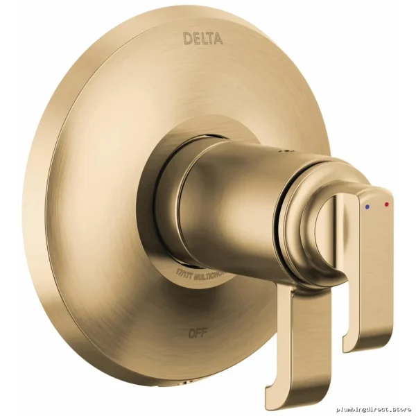 Temp Ass ure Series Valves w/ LumiCoa t Champ agne Bronz e Fini sh & Optim al Tempe rature Contro l