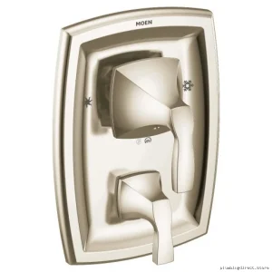 Polished Nickel Voss Temp-Control Shower Kit w/Integrated Divert #T2690NL