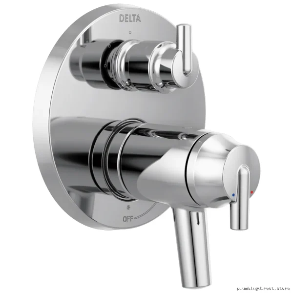 Modern TempAssure 17T Shower Valve Trim with 3-Setting Diverter System - Chrome Finish T27T859 Delta