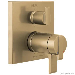 TempAssure Smart Shower Trim with 6-Setting Diverter & Champagne Bronze Finish