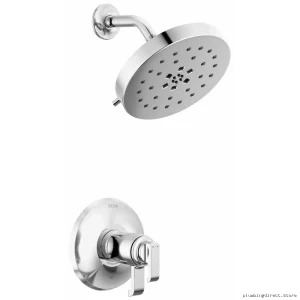 Thermostatic Shower Trim with Temperature Control - Tetra TempAssure 17T Chrome