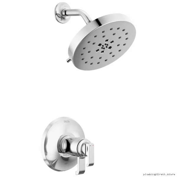 Thermostatic Shower Trim with Temperature Control - Tetra TempAssure 17T Chrome