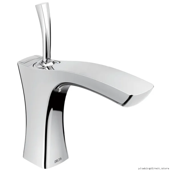 Tesla Modern Single-Hole Chrome Bathroom Faucet - Image 3