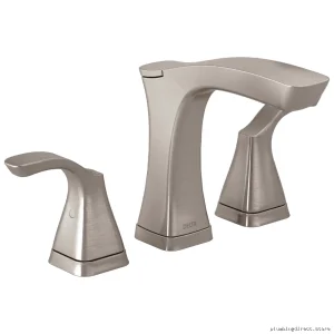 Tesla Widespread Bathroom Faucet | Stainless 3552-SSMPU-DST Delta
