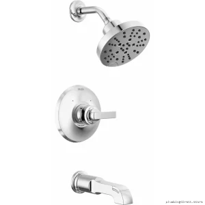 Tetra 14 Inch Tub & Shower Chrome Monitor Trim - T14489-PR Delta Finish