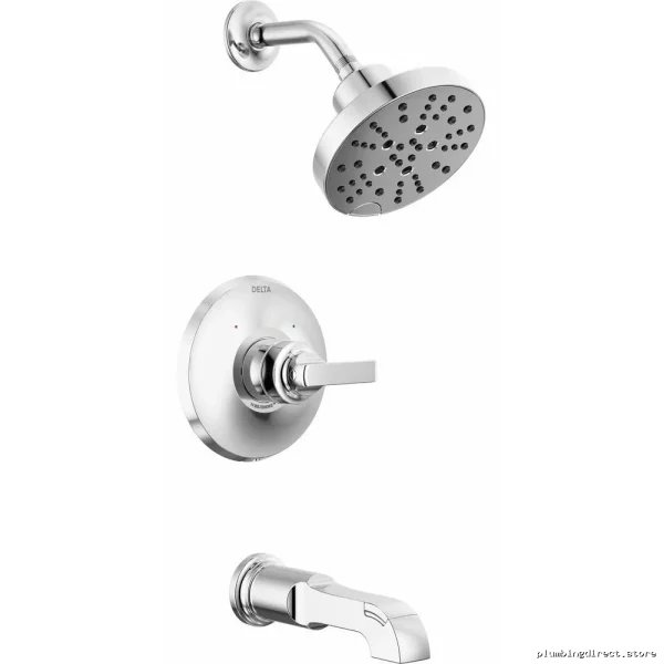 Tetra 14 Inch Tub & Shower Chrome Monitor Trim - T14489-PR Delta Finish