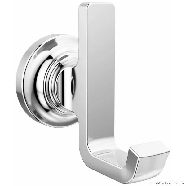 Tetra Chrome Stainless Steel Heavy-Duty Delta Style Bathroom Robe Hook 78935