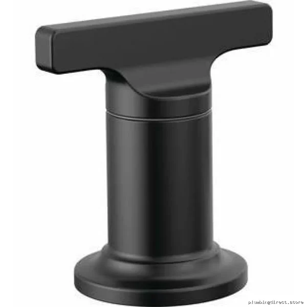 Tetra Matte Black Roman Tub Trim with Fewer Handles T2789-BLLHP Delta