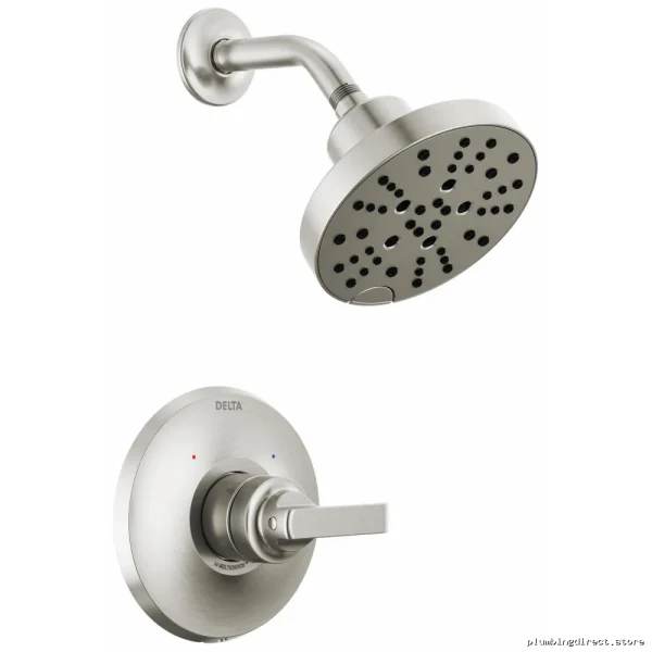 Tetra Monitor 14 Shower Trim Kit - Lumicoat Stainless Steel T14289-SS-PR Delta Design - Image 5