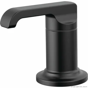 Tetra Roman Modern Matte Black Lever Tub Faucet Handle - H586BL Delta