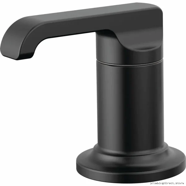 Tetra Roman Modern Matte Black Lever Tub Faucet Handle - H586BL Delta