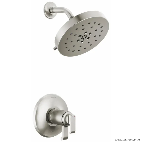 Tetra TempAssure Thermostatic Shower Trim - 17T Series Lumicoat Stainless Steel Delta