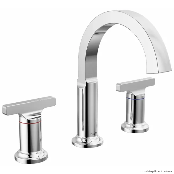 Tetra Widespread Bathroom Faucet - Premium Lumicoat Chrome 355887-PR-DST Delta