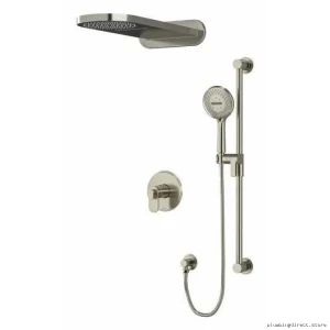 Arca's Thermostatic Shower Faucet - Brushed Nickel PEX-Connected KIT2745AABN-SPEX