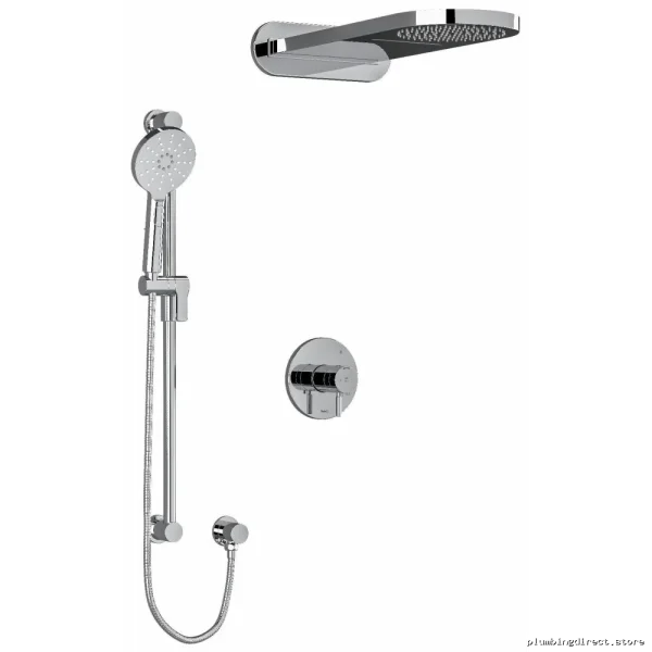 Thermostatic Shower Faucet Kit - Chrome Finish Riu KIT2745 RIOBEL for Bathroom