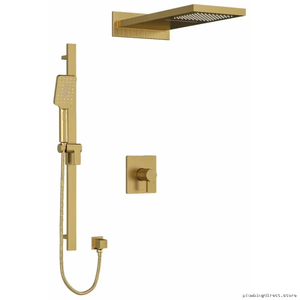 PEX Ready Thermostatic Shower Faucet in Brushed Gold