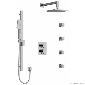 Paradox Chrome Thermostatic Shower Faucet - Temp Control