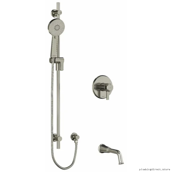 Thermostatic Shower Faucet with PEX Connector Brushed Nickel KIT1244MMRDJBN