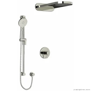 Thermostatic Shower Faucet with PEX-Ready Connection - Polished Nickel Finish