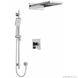 Thermostatic Shower Faucet with PEX Connection - Chrome Finish KIT2745ZOTQC-SPEX RIOBEL