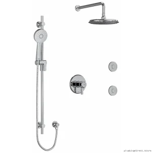 Thermostatic Shower Faucet Kit with Chrome Ceiling Arm - RIOBEL KIT3545MMRDJC-6