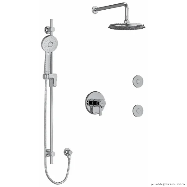 Thermostatic Shower Faucet Kit with Chrome Ceiling Arm - RIOBEL KIT3545MMRDJC-6