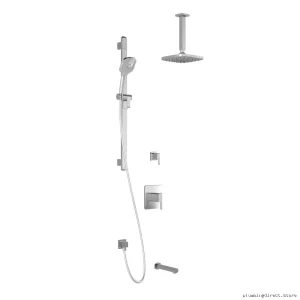 Thermostatic Shower System - Vertical Ceiling-Mounted Chrome Grafik TD3 BF1609-110-001