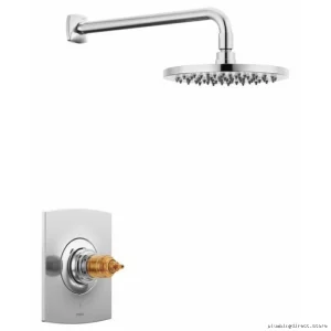 Thermostatic Shower Trim with Fewer Handles | Brilliance Polished Chrome T60267-PCLHP