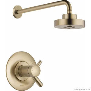 Thermostatic Shower Trim by Odin - T60275-GL Luxe Gold with TempAssure Tech