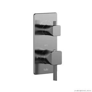 Kalia Chrome Thermostatic Shower Valve with 3-Way Diverter Trim