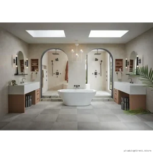Thermostatic Shower Valve Twist Lever Handle Kit - Black Onyx Trim