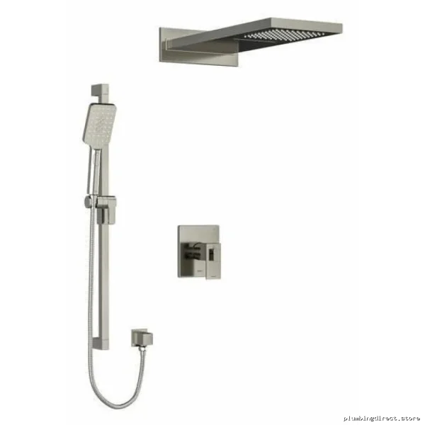 Thermostatic Shower Valve with PEX Fittings Brushed Nickel Faucet