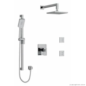 Thermostatic Shower Valve with PEX Fittings Chrome Finish KIT3545USC-6-SPEX