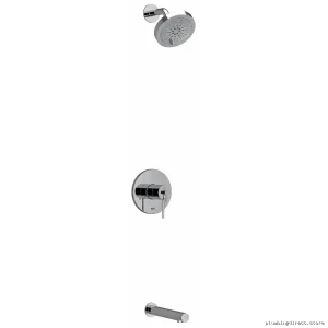 Thermostatic Tub & Shower Faucet - Chrome KIT4744CSTMC for Bathtub & Shower