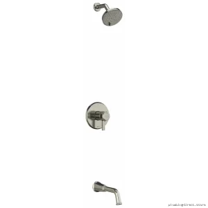 Thermostatic Tub & Shower Faucet - PEX Connection Brushed Nickel RIOBEL KIT
