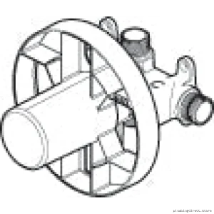 Thermostatic Valve 1/2'' ABS Protector Cover (Model 101559) - Kalia