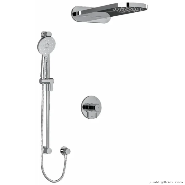 Thermostatic Shower Valve by Riu - Chrome Finish with PEX Connectors Model KIT2745