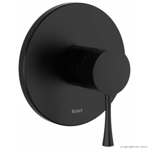 Thermostatic Valve Trim Edge Black TEDTM51BK RIOBEL