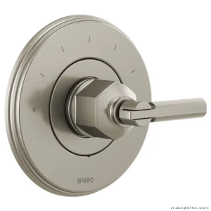 Thermostatic Valve Trim No Handle Design - Luxe Nickel Finish Brizo T66T076-NKLHP