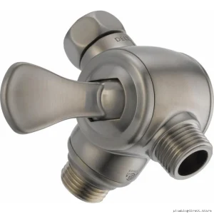Stainless Steel Three-Way Shower Divert & Arm Kit – Delta