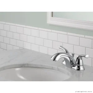 Timeless Classic Chrome Centerset Faucet - Delta Spout Design 2520LF-A-ECO